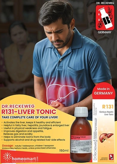 Dr. Reckeweg R131 Liver Tonic Homeopathic Support for Fatty Liver, Jaundice & Detox, 0.20 kg