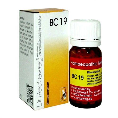 Dr. Reckeweg Bio-combination (BC19) Tablets for Joint & Muscle Pain Relief, 0.08 kg