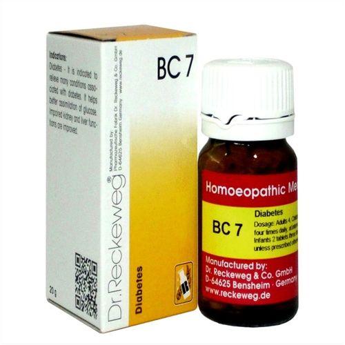 Dr. Reckeweg Bio-combination (BC7) Tablets for Diabetes, 0.08 kg