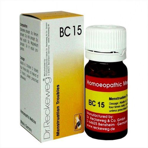 Dr. Reckeweg Bio-combination (BC15) Tablets for Menstrual Health, 0.08 kg