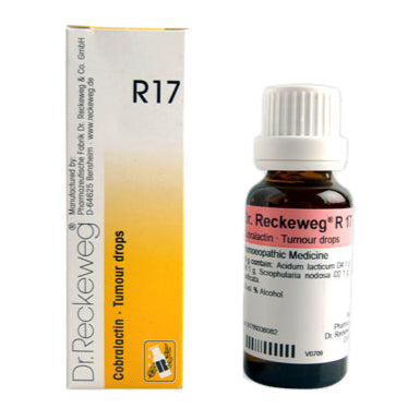 Dr. Reckeweg R17 Tumor Drops Homeopathy for Tumors, Fibroids, and Cancer Support, 0.08 kg