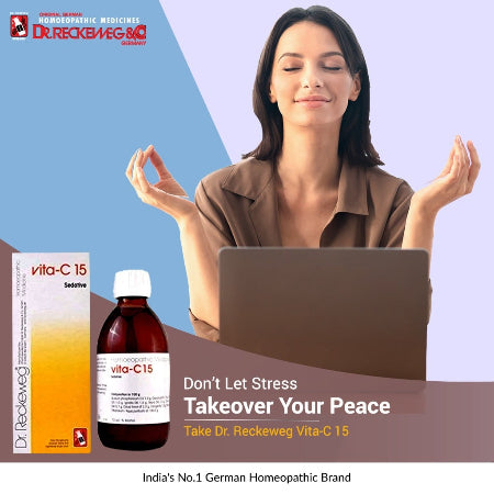 Dr. Reckeweg Vita C 15 Nerve Tonic Natural Relief for Stress, Fatigue, and Insomnia, 0.30 kg