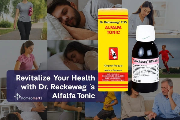 Dr. Reckeweg Alfalfa Tonic with Ginseng Revitalize Your Vitality Naturally, 0.40 kg