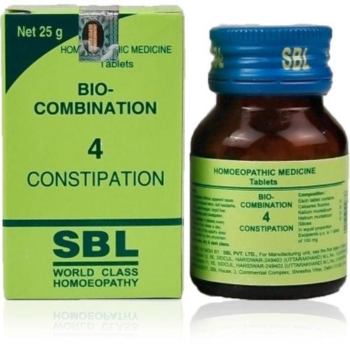 SBL Bio-Combination BC 4 Tablets for Constipation, Hard Stools & Bowel Irregularity, 0.08 kg