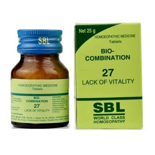 SBL Bio-combination (BC27) Tablets for Lack of Vitality, 0.08 kg