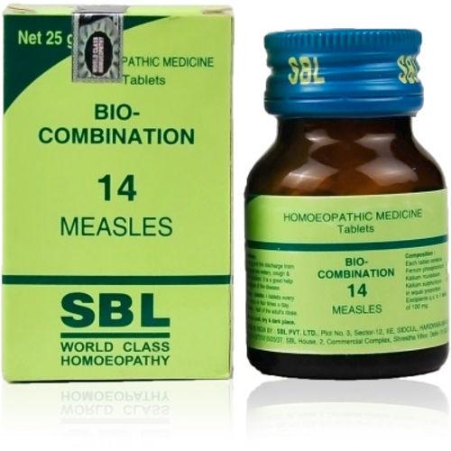 SBL Bio-combination (BC14) Tablets for Measles, Watery discharge from nose & eyes, 0.08 kg