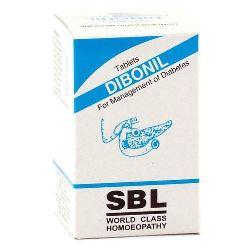 SBL Dibonil Tablets Natural Homeopathy for Type 2 Diabetes Management, 0.16 kg