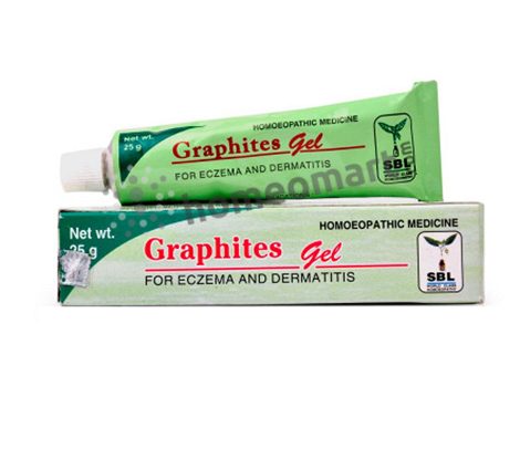 SBL Graphites Gel for Eczema, Dry Skin, and Cracked Skin Relief, 0.08 kg