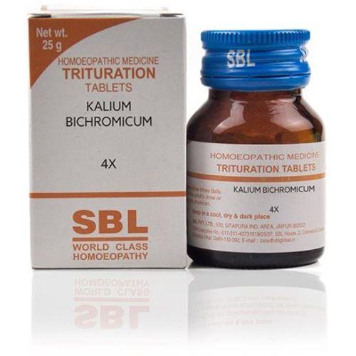 Kalium Bichromicum 3X, 4X, 6X Homeopathy Trituration Tablets, 0.08 kg