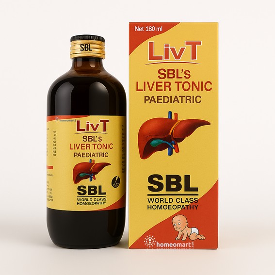 SBL LivT Liver Tonic Homeopathic Formula for Liver Detox & Digestion, 0.22 kg