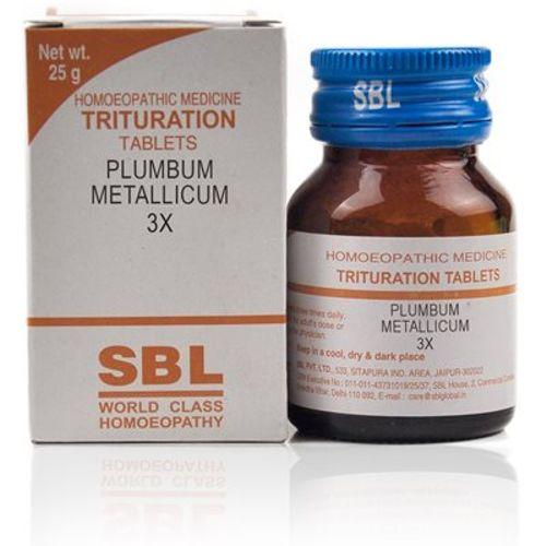Plumbum Metallicum 3X Homeopathy Trituration Tablets, 0.08 kg