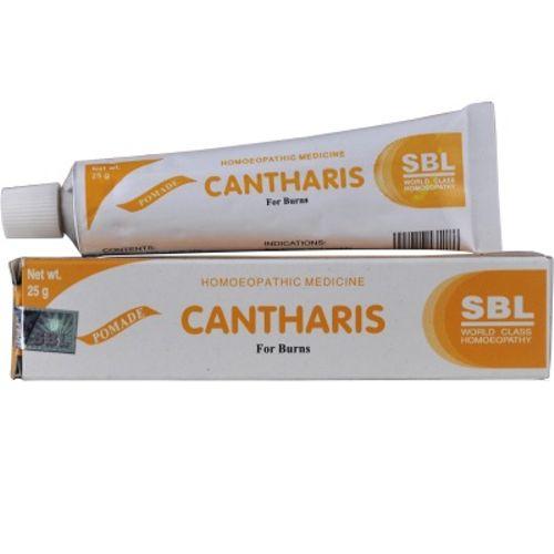 SBL Cantharis Homeopathic Pomade - Effective Relief for Burns and Scalds, 0.08 kg