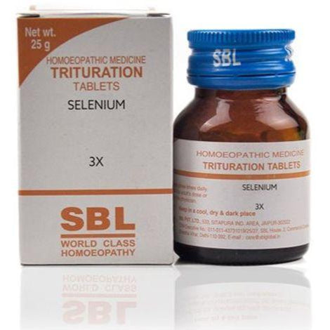 Selenium 3X, 6X Homeopathy Tablets Natural Support for Immunity & Male Vitality, 0.08 kg