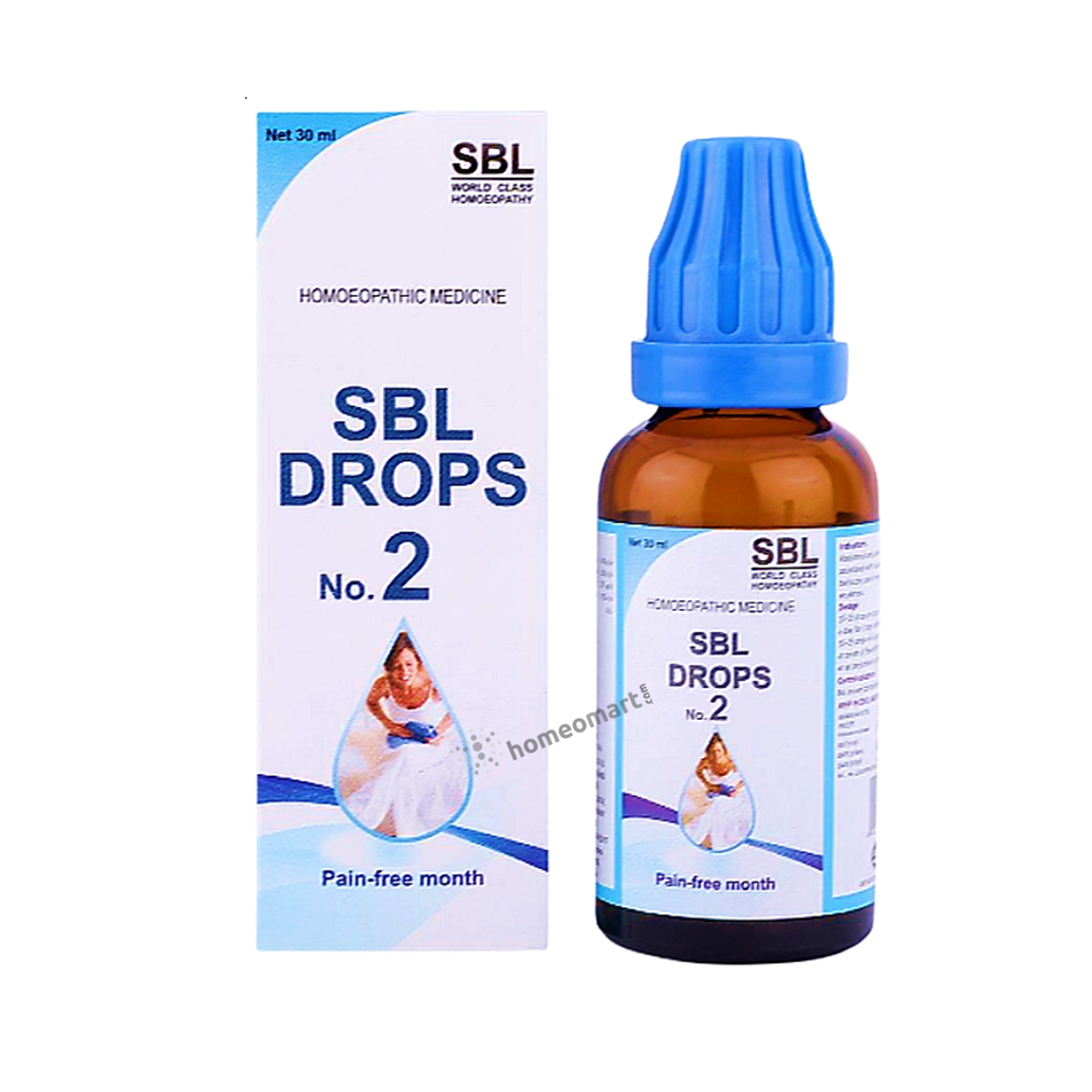 Effective Relief for Menstrual Pain with SBL Drops No. 2, 0.08 kg