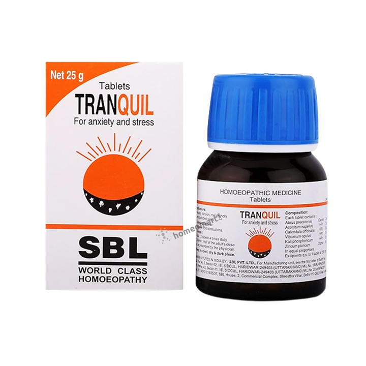SBL Tranquil Tablets Natural Stress, Anxiety, and Depression Medicine, 0.08 kg