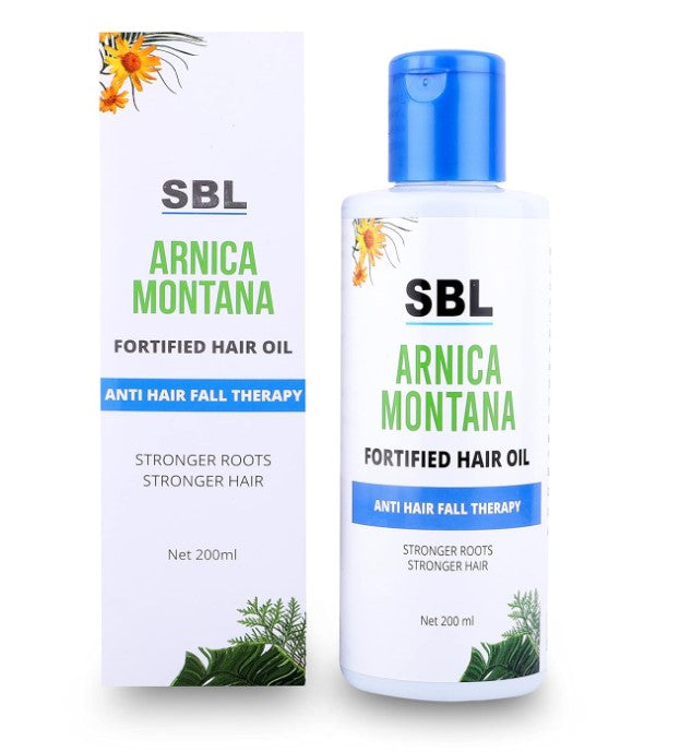 SBL Arnica Montana Fortified Hair Oil 5X Strength for Hair Fall, Dandruff & Scalp Care, 0.15 kg