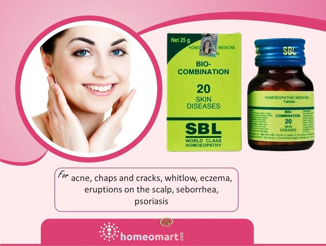 SBL Bio-combination (BC20) Tablets for Skin Conditions, 0.08 kg