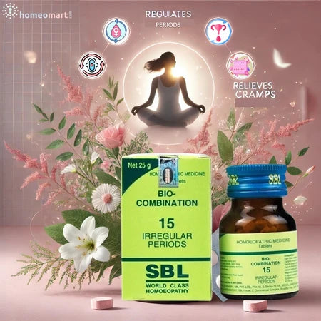 SBL Bio-combination (BC15) Tablets for Irregular Periods & Menstrual Pain, 0.08 kg