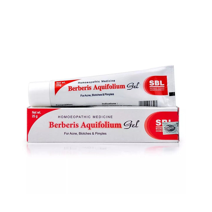 SBL Berberis Aquifolium Gel for Acne, Blemishes & Clear Complexion, 0.08 kg