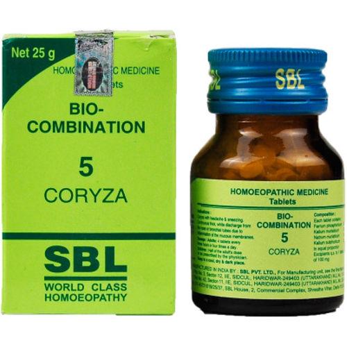 SBL Bio-combination (BC5) Tablets for Coryza and Nasal Congestion, 0.08 kg