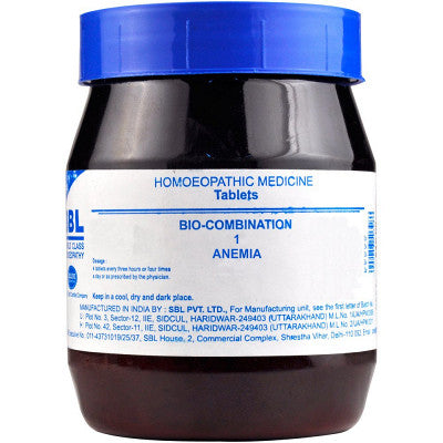 SBL Bio-combination (BC1) Tablets for Anemia & Iron Deficiency, 0.08 kg