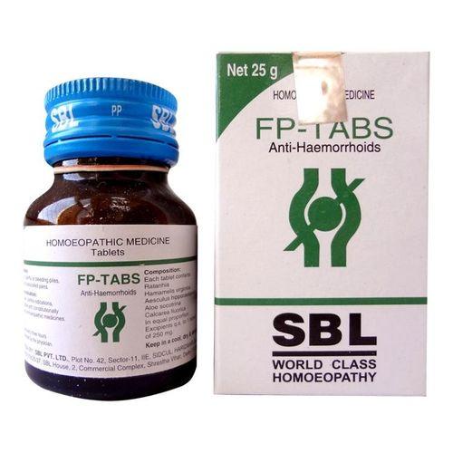 SBL FP-TABS for Piles & Fissures Natural Relief from Rectal Pain & Bleeding, 0.08 kg