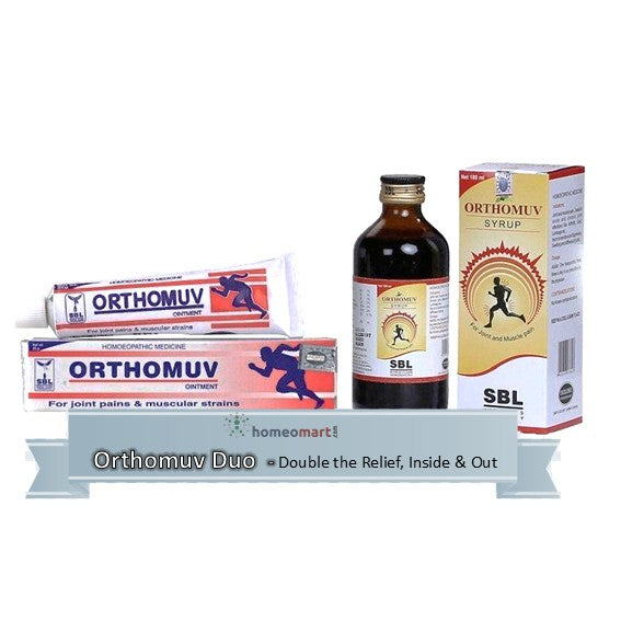SBL Orthomuv Syrup Natural Relief for Joint Pain, Gout & Muscular Stiffness, 0.22 kg