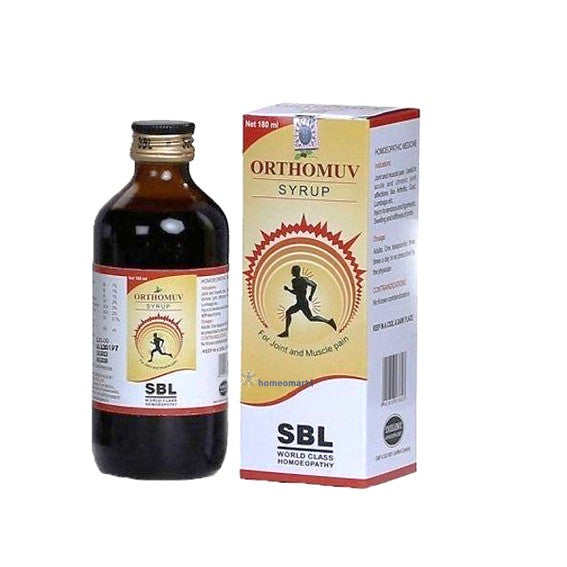 SBL Orthomuv Syrup Natural Relief for Joint Pain, Gout & Muscular Stiffness, 0.22 kg