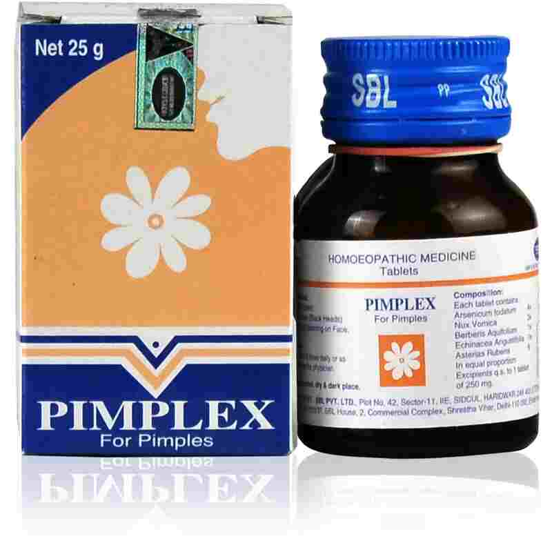 SBL Pimplex Tablets for Acne & Blackheads, 0.08 kg