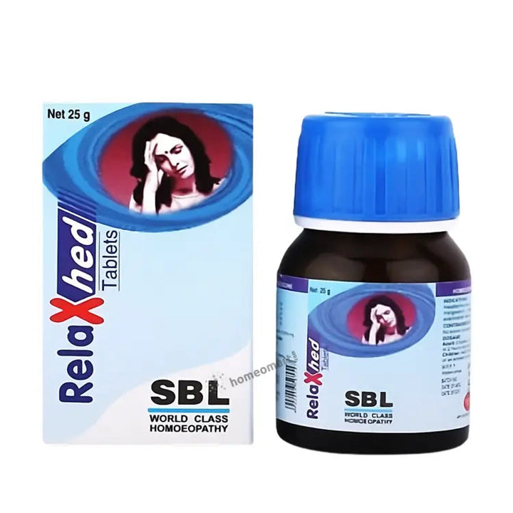 SBL Relaxhed Tablets for Migraine Relief Natural Homeopathic Remedy, 0.08 kg