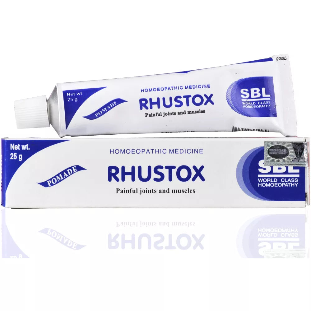 SBL Rhus Tox Gel & Ointment Homeopathic Relief for Joint Pain, Stiffness & Skin Eruptions, 0.08 kg