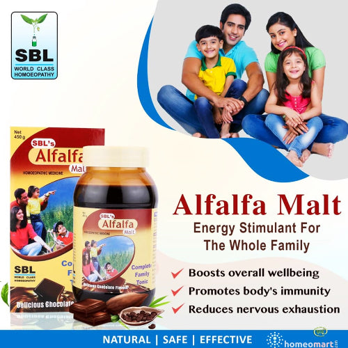 SBL Alfalfa Malt for Weakness, Loss of Appetite, and Weight Gain, 0.30 kg