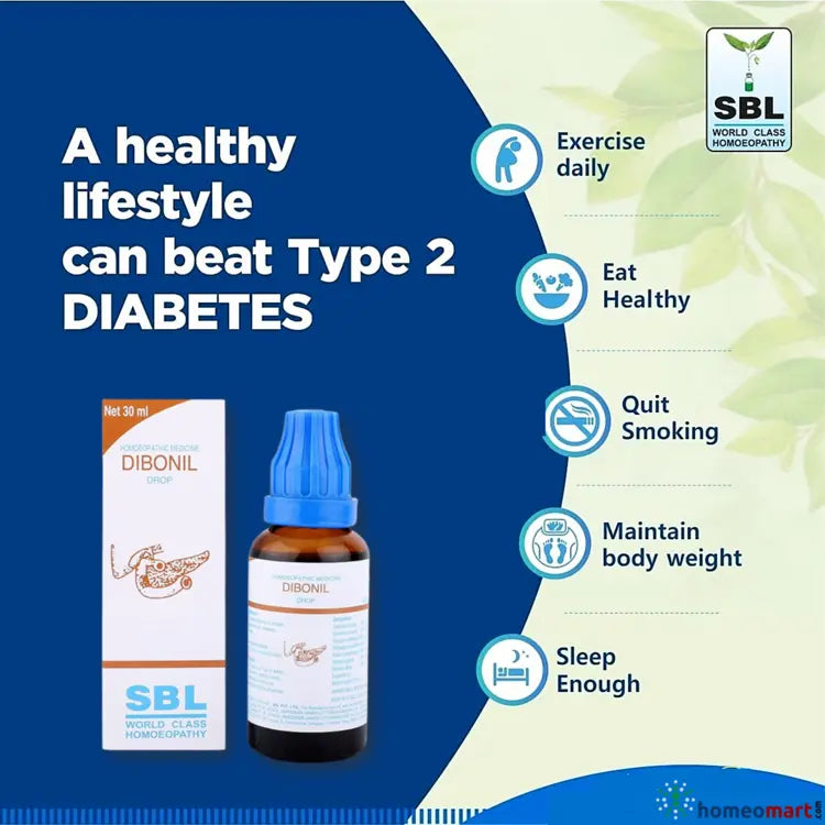 SBL Dibonil Drops Natural Support for Diabetes, Frequent Urination, 0.08 kg