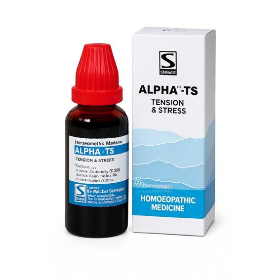 Schwabe Alpha TS Homeopathy Drops Natural Stress and Anxiety Relief, 0.10 kg