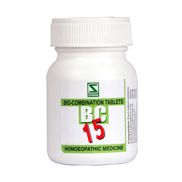 Schwabe Bio-Combination (BC15) Tablets for Irregular Periods & Menstrual Pain, 0.08 kg