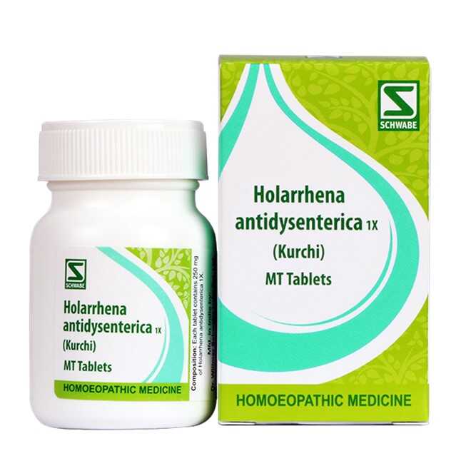 Holarrhena Antidysenterica (Kurchi) 1X Tablets  Diarrhoea & Dysentery, 0.12 kg