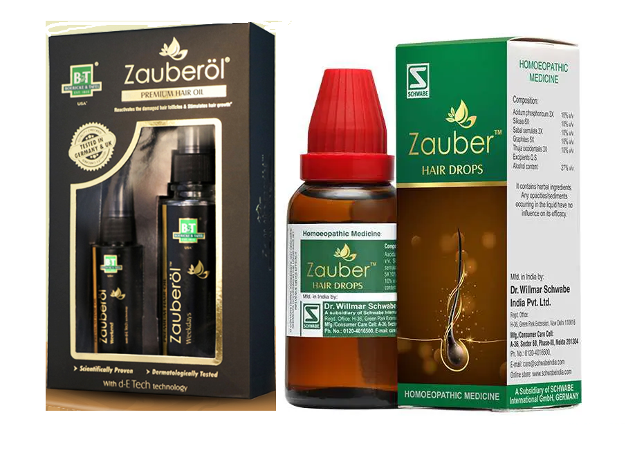 Schwabe Zauber Hair Drops Combat Hairloss & Grey Hair, 0.12 kg