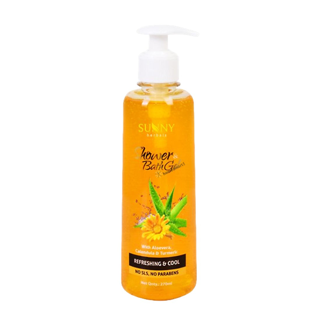 Bakson's Shower and Bath Gel with goodness of Aloevera and Calendula | 25% Off, 0.30 kg