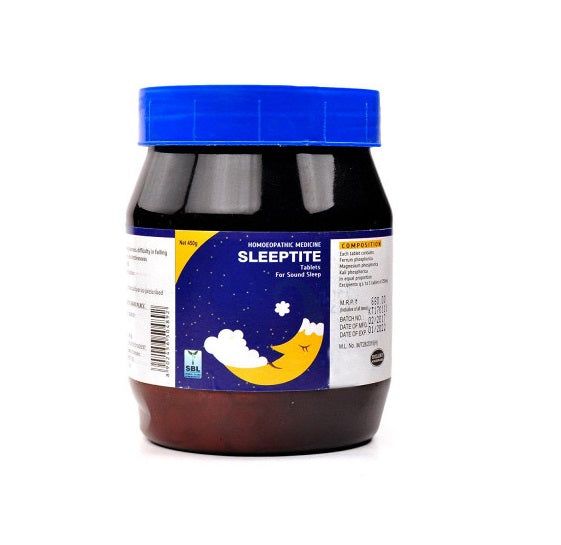 SBL Sleeptite Tablets - Homeopathy for Insomnia & Anxiety Relief, 0.08 kg