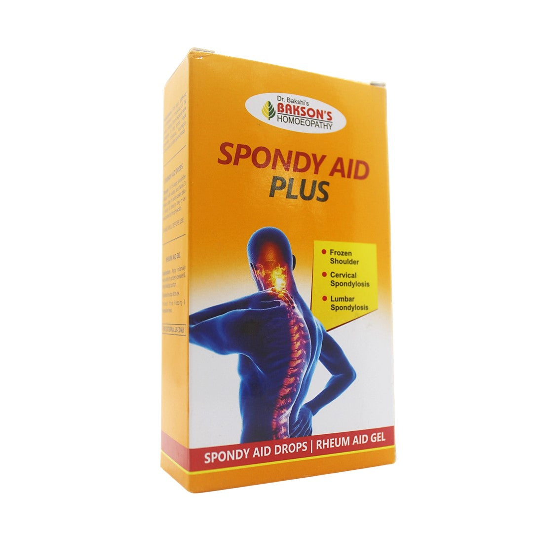 Baksons Spondy Aid Plus: Homeopathic Relief for Back Pain & Spondylosis, 0.20 kg