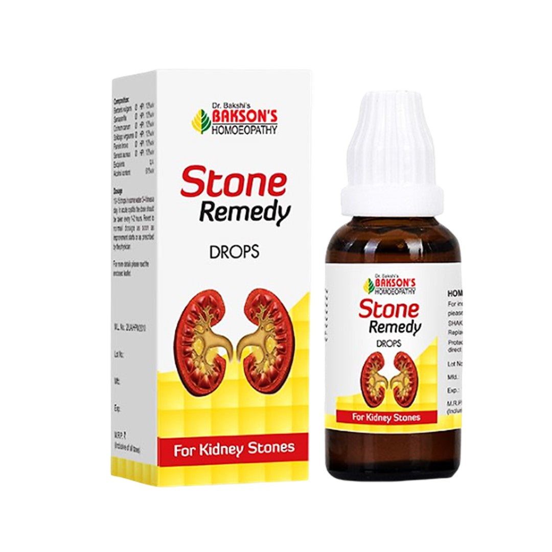 Bakson Stone Clear Aid Drops - Kidney Stone Support (30ml), 0.12 kg