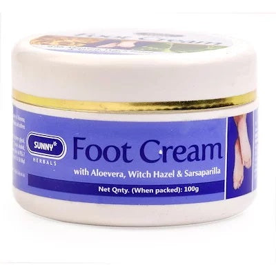 Bakson's Sunny Foot Cream with Aloe Vera, Witch Hazel & Sarsaparilla, 0.00 kg