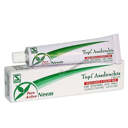 Schwabe Topi Azadirachta (Neem) Cream for Eczema, Itching, Scabies & Skin Infections, 0.08 kg