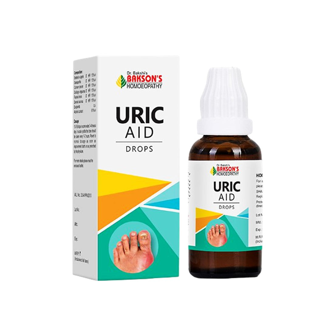 Bakson's Uric Aid Drops for Symptoms of Joint Pains & Stiffness, 0.12 kg