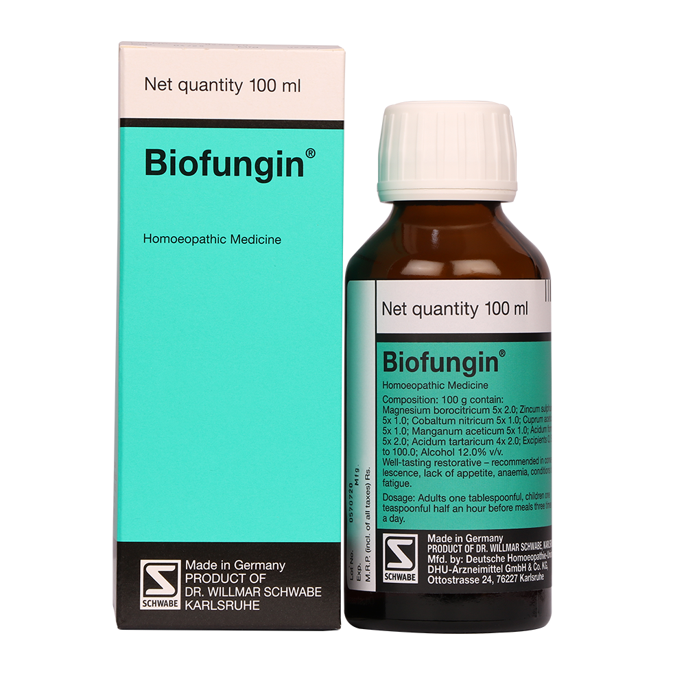 Schwabe German Biofungin Tonic - Natural Iron Boost for Anemia and Fatigue Relief, 0.60 kg
