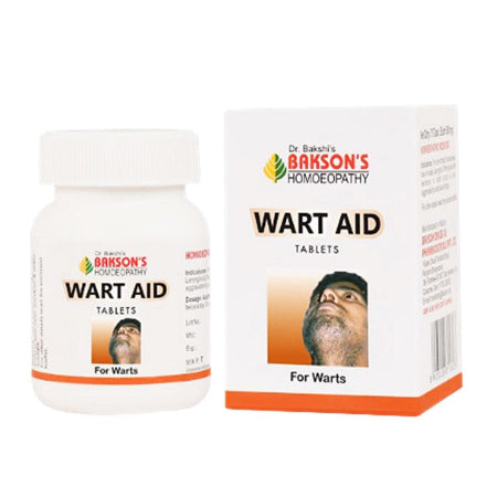 Baksons Wart Aid Tablets Natural Homeo Remedy for Warts & Corns, 0.25 kg