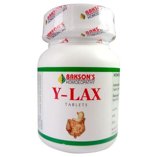 Bakson Y-Lax Tablets for Constipation Relief and Digestive Health, 0.08 kg