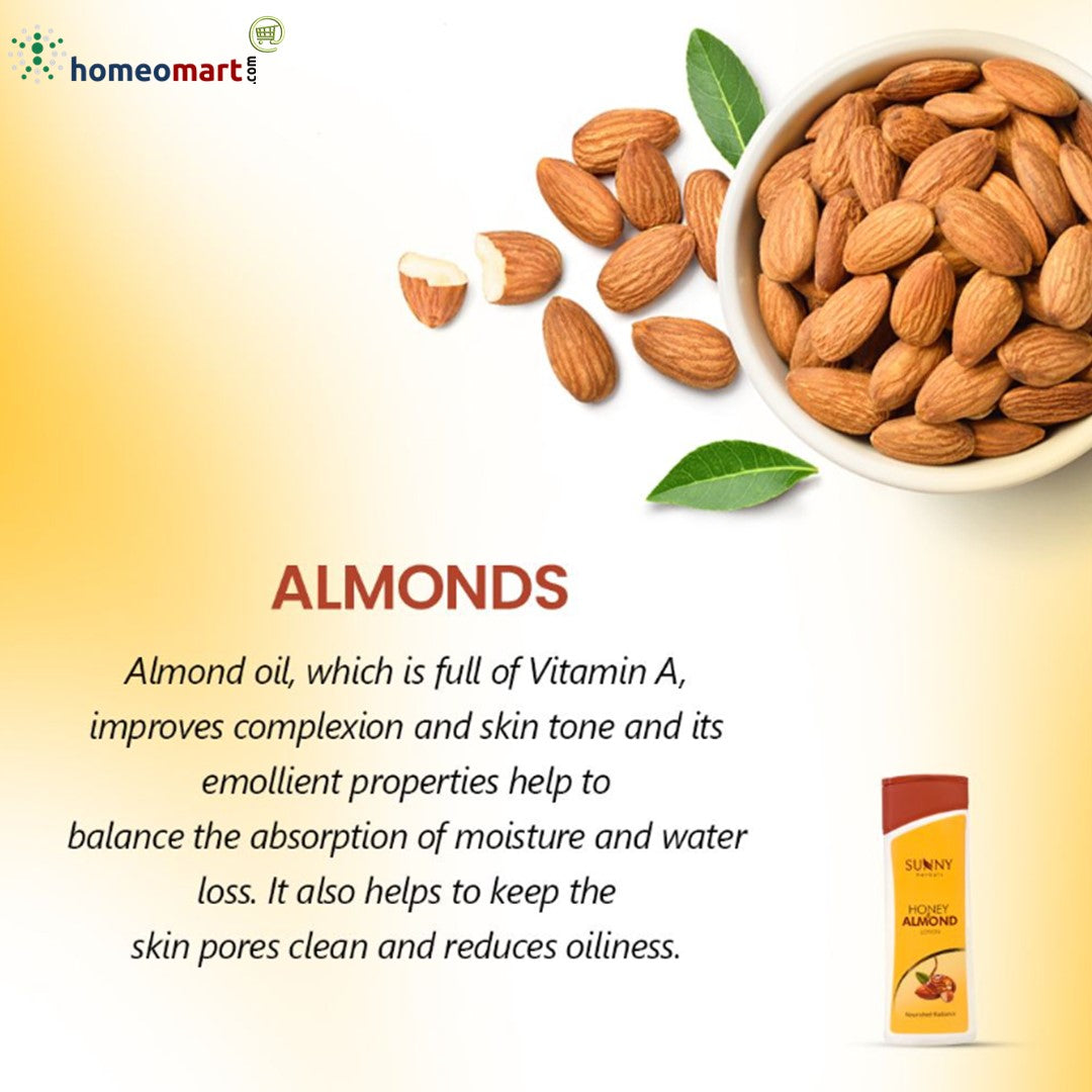 Bakson's Honey & Almond body lotion for Soft, Supple & Nourished Skin, 0.00 kg
