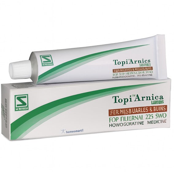 Schwabe Topi Arnica Cream Homeopathic Pain Relief for Bruises, Sprains & Muscle Aches, 0.08 kg