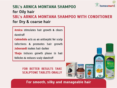 SBL Arnica Montana Herbal with TJC - Hair growth stimulating shampoo, 0.24 kg